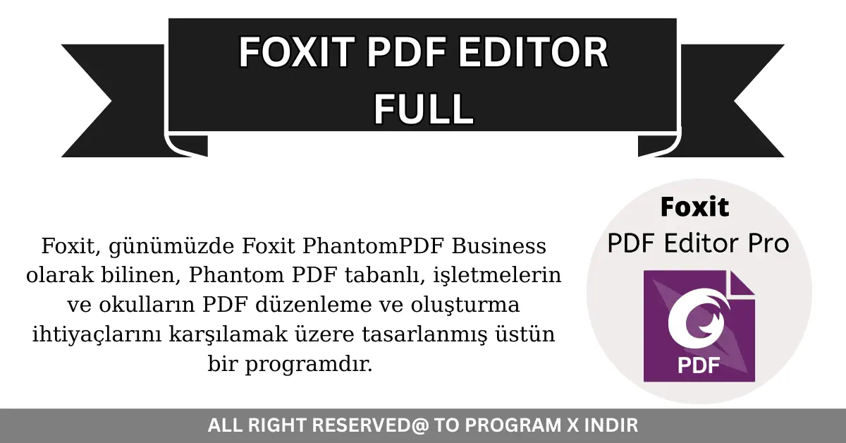 Foxit PDF Editor Full